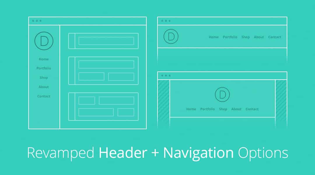 Divi WordPress Theme Header Styles