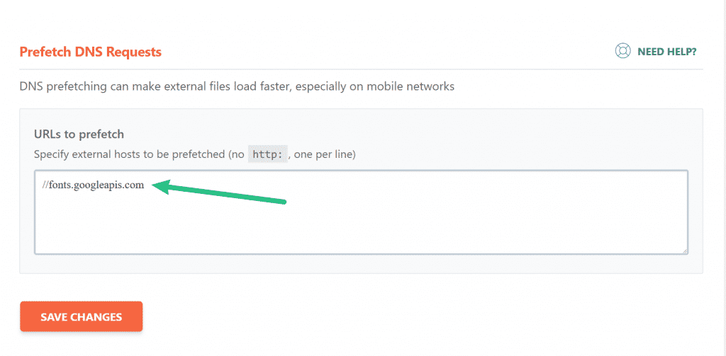 Prefetch DNS requests