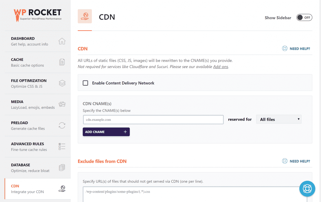 Configure CDN